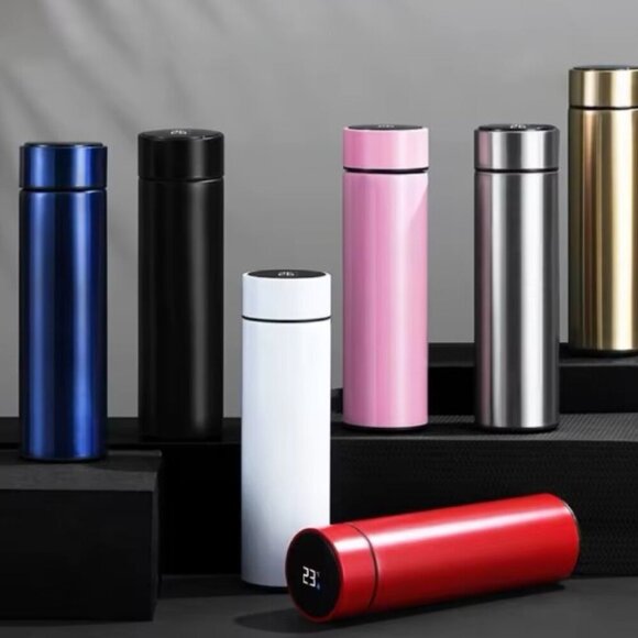 500ml Smart Stainless Steel Thermos Bottle with LED Temperature Display –Celsius - Picture 4 of 6